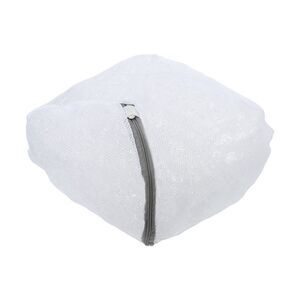 1pcs Folding Thickened Mesh Laundry Bag for Laundry Room White
